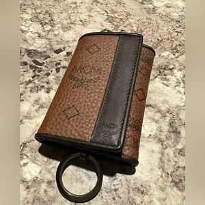 Authentic MCM key wallet holder